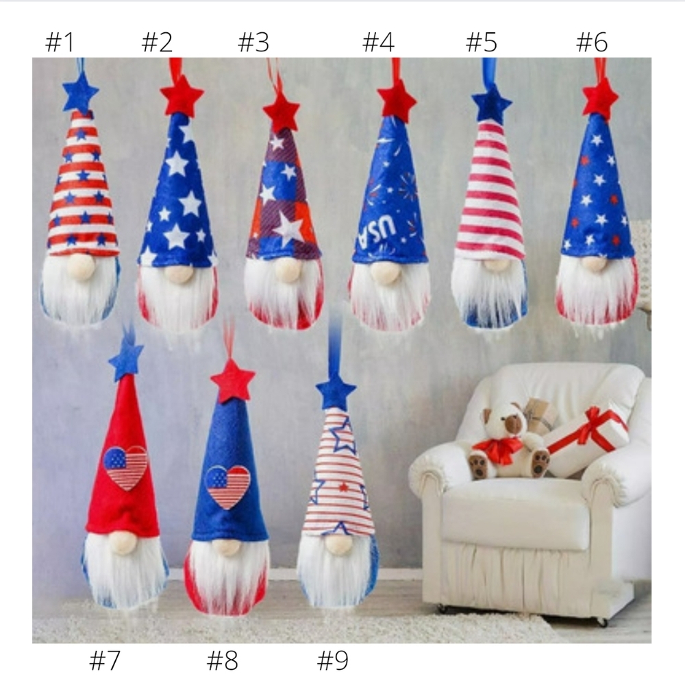 🌈GNOMES MINI~Memorial Day/Independence Day~YOU PICK!! 🇺🇲